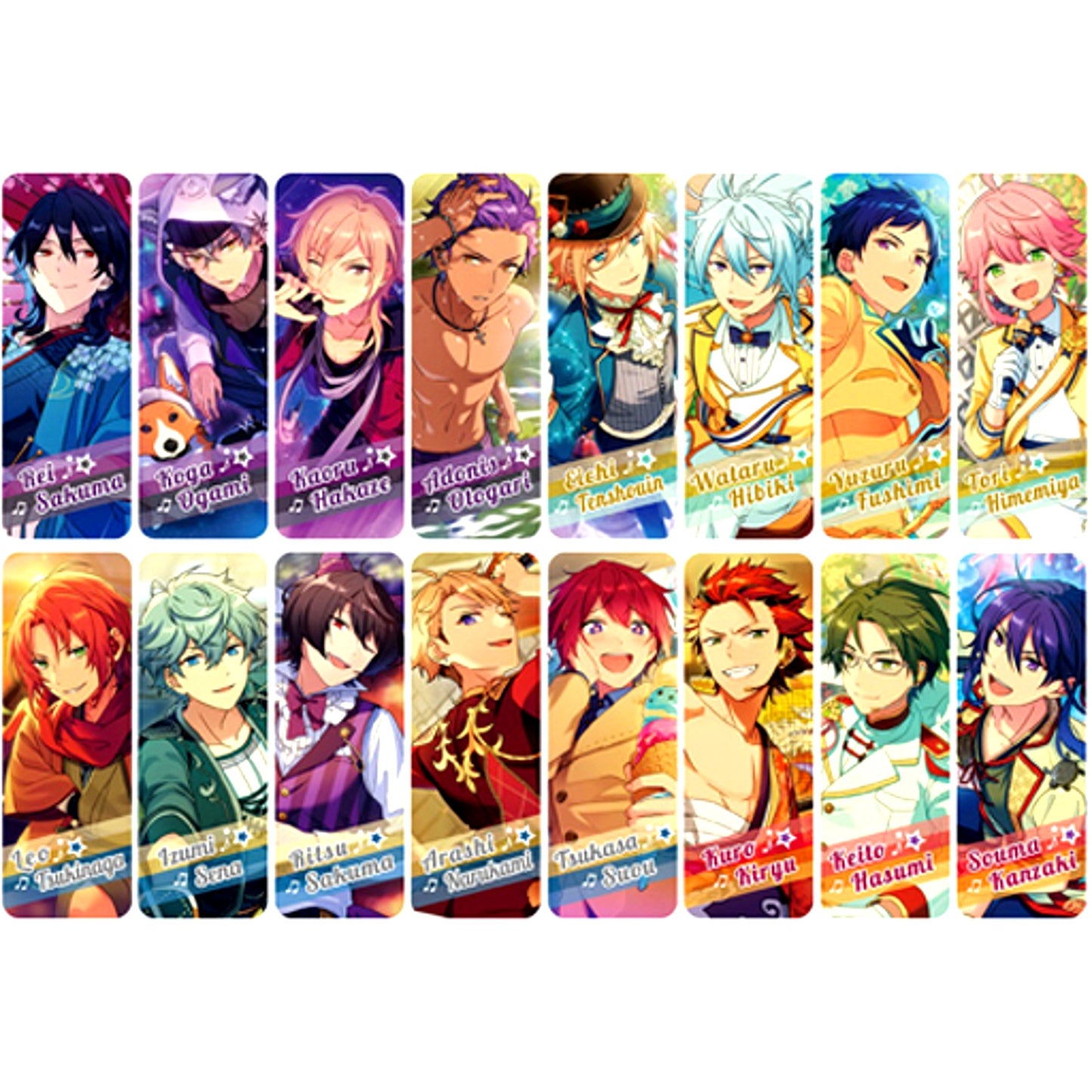 Set of 16 Ensemble Stars! Long Badge Collection 6 [USED]