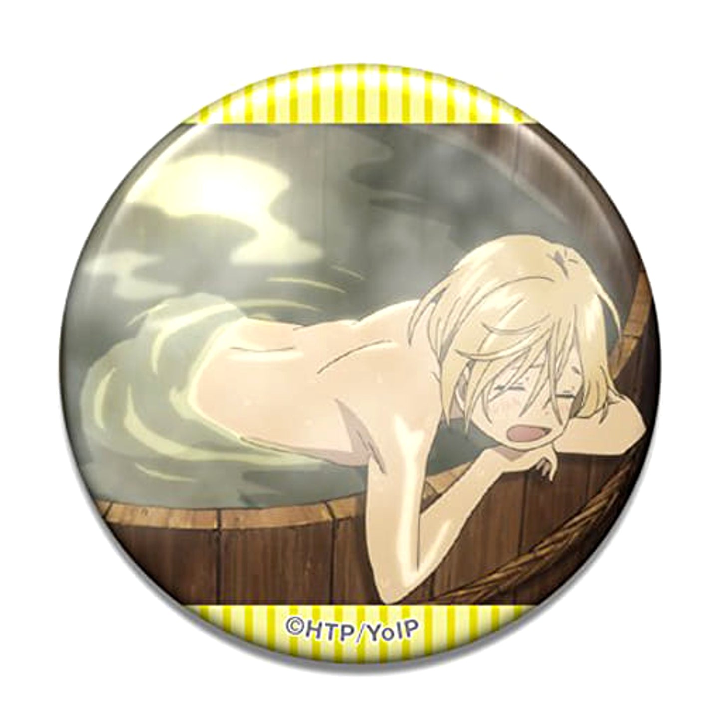 Yuri!!! On ICE Yuri Plisetsky Hot Spring Trading Can Badge Vol.3 Buttons [USED]