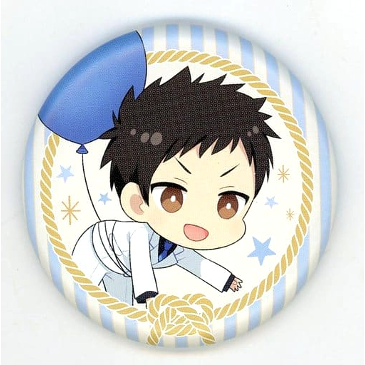 Reborn! Takeshi Yamamoto Character Badge Collection Buttons [USED]