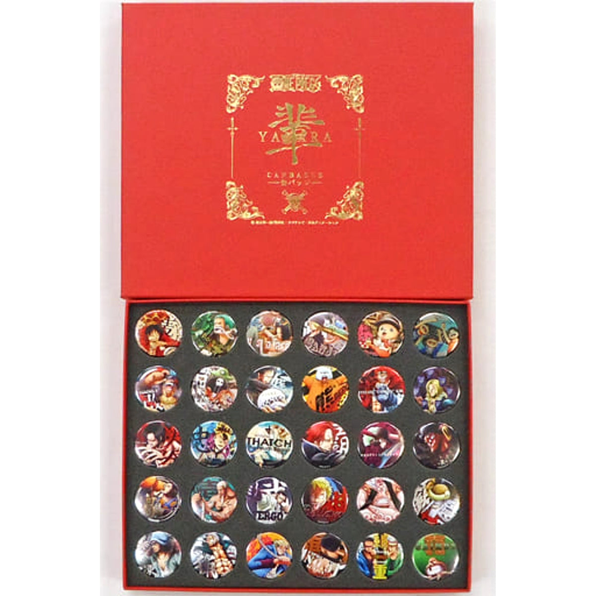 One Piece Sanji & Others Yakara Can Badge Complete Collection Red Straw Store Limited All 30 Types Set Buttons [USED]