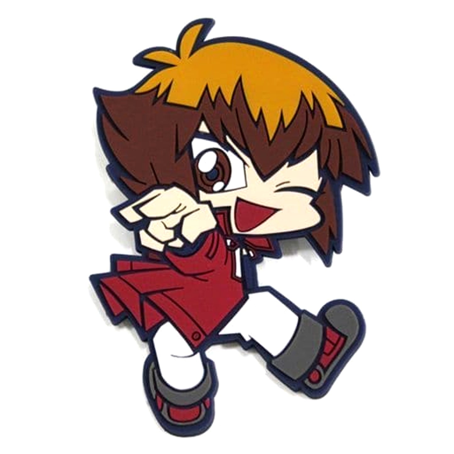 Yu-Gi-Oh! GX Yuki Jaden Hold On! Lapel Pin Buttons [USED]
