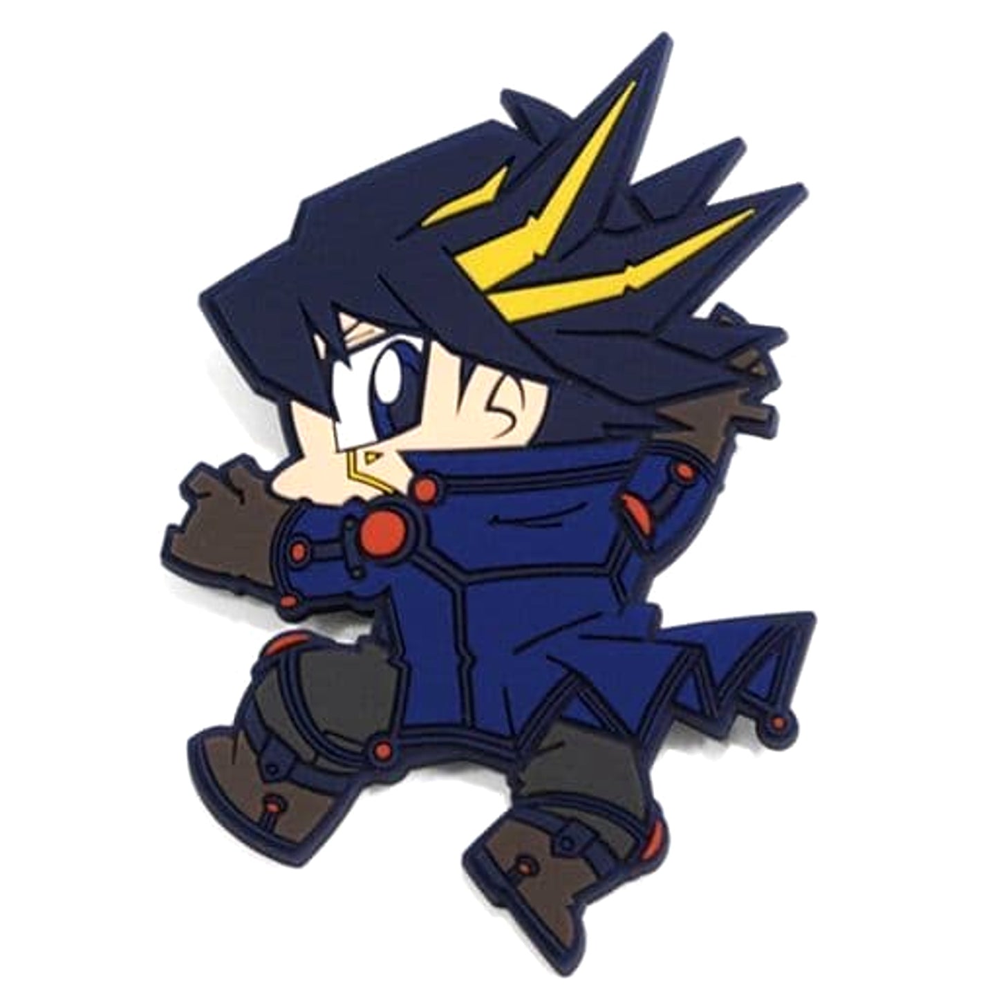 Yu-Gi-Oh! 5D's Fudo Yusei Hold On! Lapel Pin Buttons [USED]