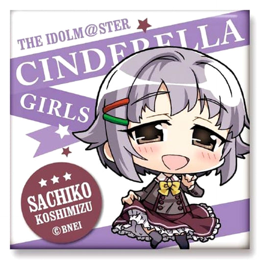 THE IDOLM@STER Cinderella Girls Koshimizu Sachiko Minicchu Trading Square Can Badge Collection A Buttons [USED]