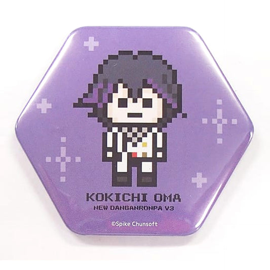 Danganronpa Kokichi Oma V3 Can Badge Collection Danganronpa 8 in Namja Town 8th Anniversary! Zenin Zetsubo Limited Buttons [USED]