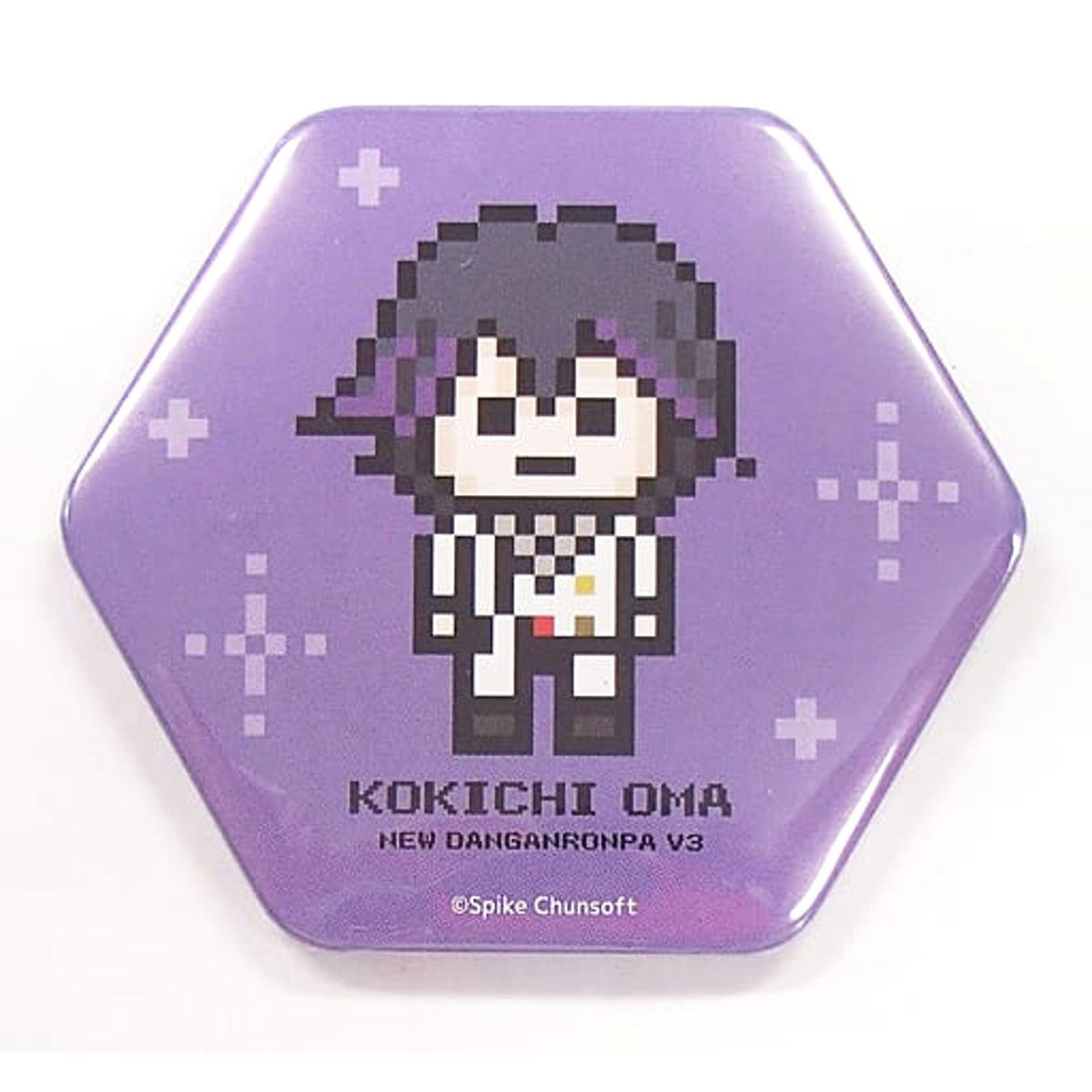 Danganronpa Kokichi Oma V3 Can Badge Collection Danganronpa 8 in Namja Town 8th Anniversary! Zenin Zetsubo Limited Buttons [USED]