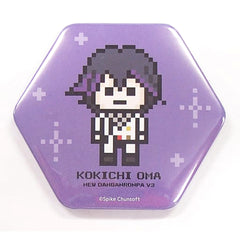Danganronpa Kokichi Oma V3 Can Badge Collection Danganronpa 8 in Namja Town 8th Anniversary! Zenin Zetsubo Limited Buttons [USED]