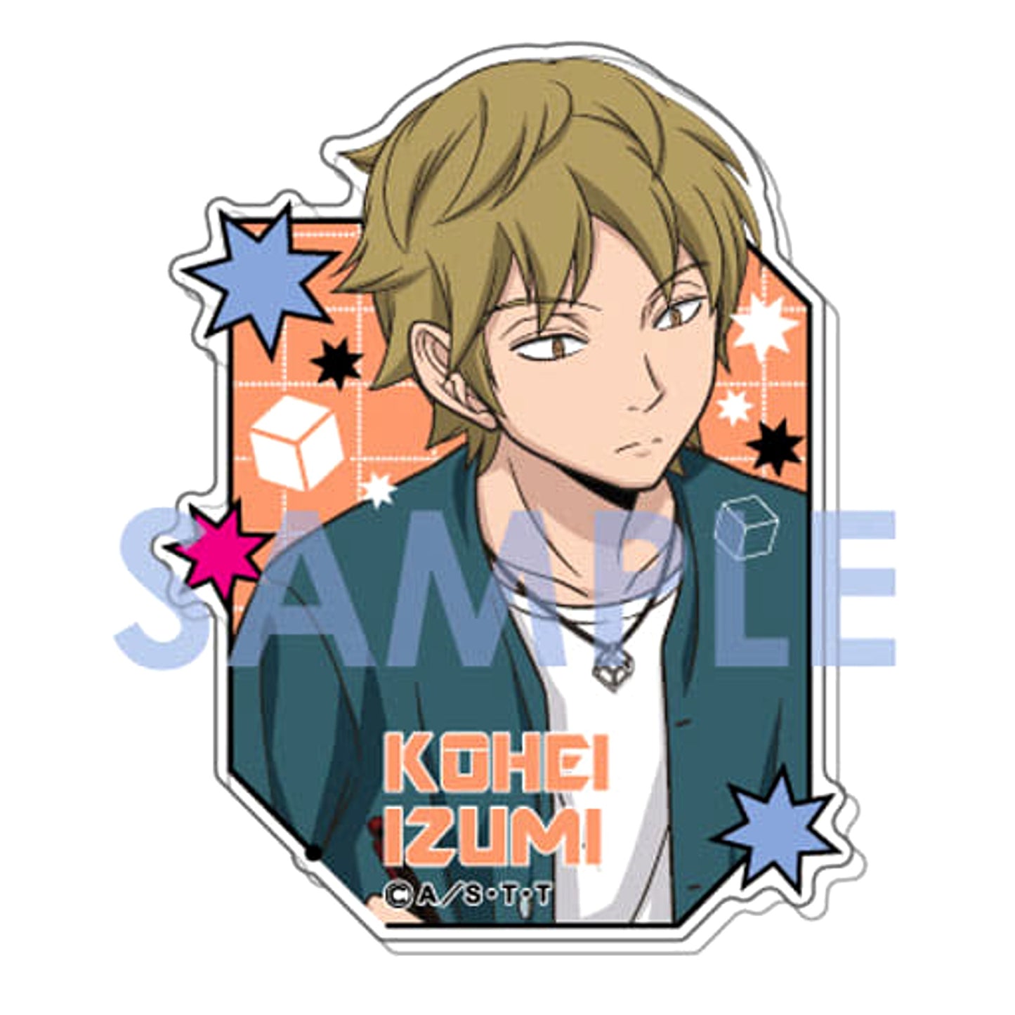 World Trigger Kohei Izumi Acrylic Badge Collection Vol.2 Buttons [USED]