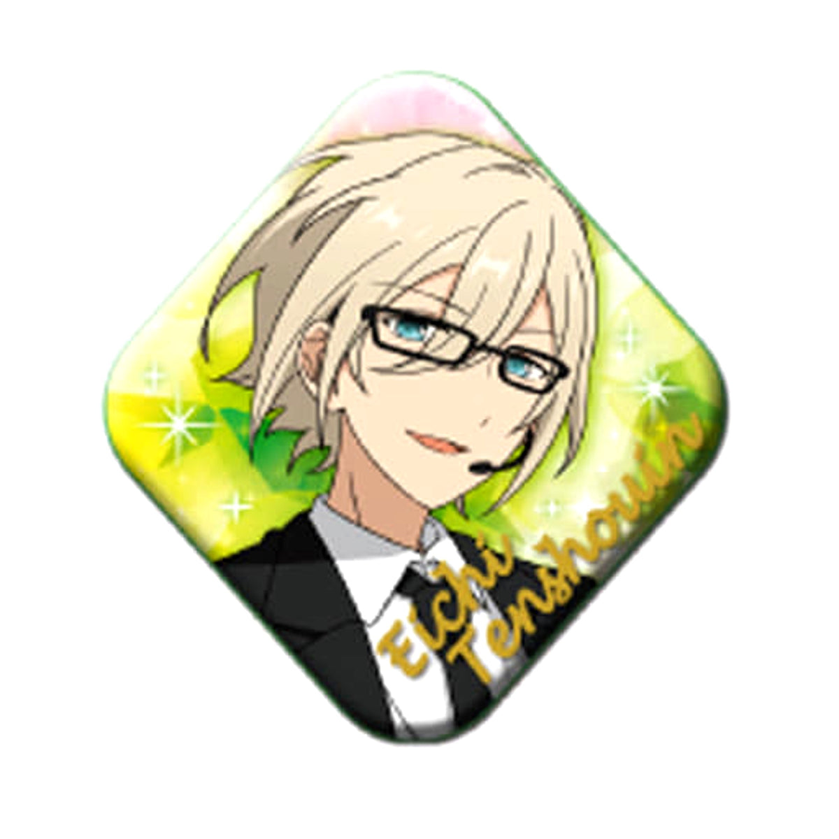 Ensemble Stars! Eichi Tenshouin Gem Cut Badge 1 Buttons [USED]