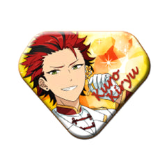 Ensemble Stars! Kuro Kiryu Gem Cut Can Badge 1 Buttons [USED]
