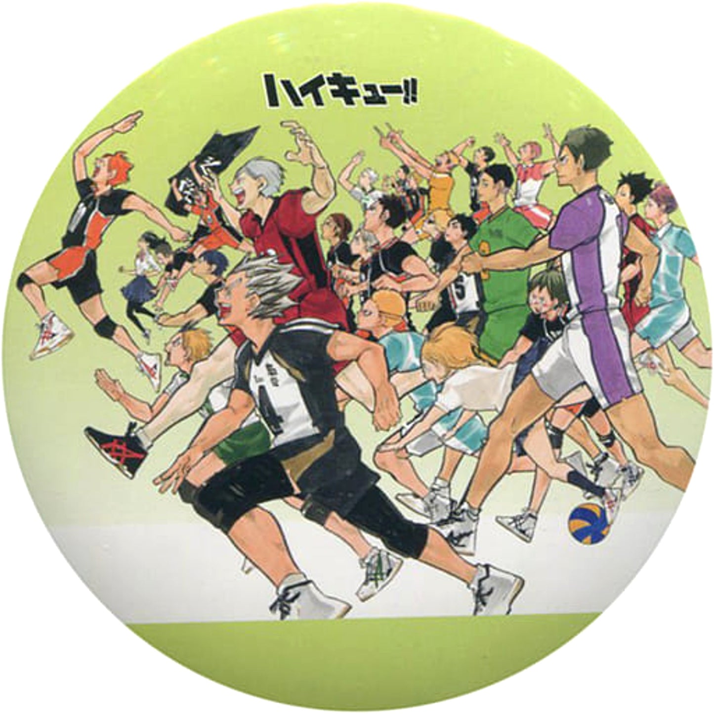 Haikyu!! Shoyo Hinata & Others Green Collection Can Badge Part 3 Jump Festa 2017 Limited Buttons [USED]