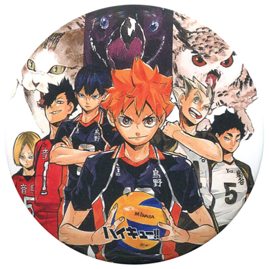 Haikyu!! Karasuno Nekoma Fukurodani Collection Can Badge Part 3 Jump Festa 2017 Limited Buttons [USED]
