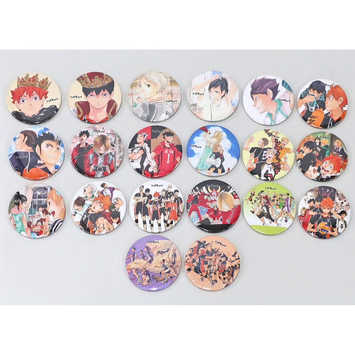 Set of 20 Haikyu!! Collection Button Vol.3 Jump Festa 2017 Goods [USED]