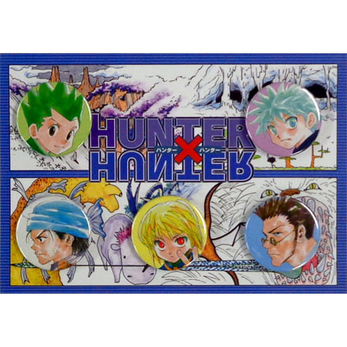 Hunter x Hunter Gon Freecss & Others Jump Festa 2017 Limited Set of 5 Buttons [USED]