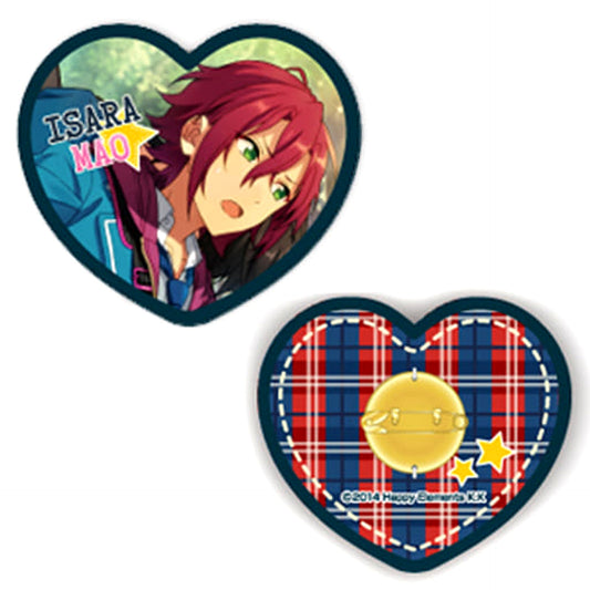 Mao Isara Ensemble Stars! Cushion Badge Fbox [USED]