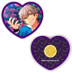 Ensemble Stars! Koga Ogami Cushion Badge Fbox Buttons [USED]