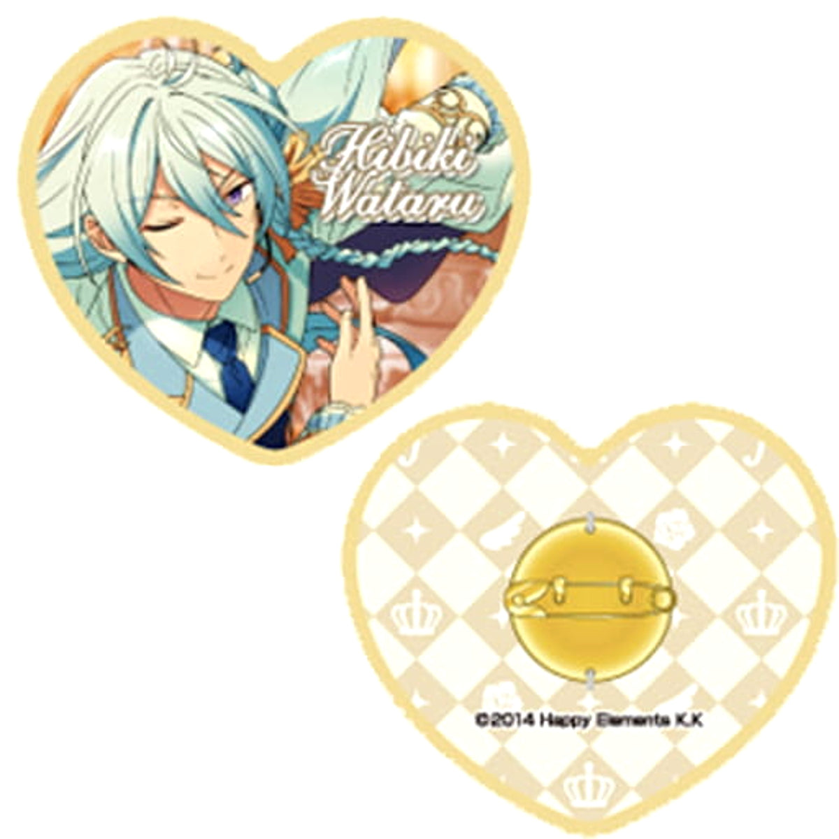 Ensemble Stars! Wataru Hibiki Cushion Badge Hbox Buttons [USED]