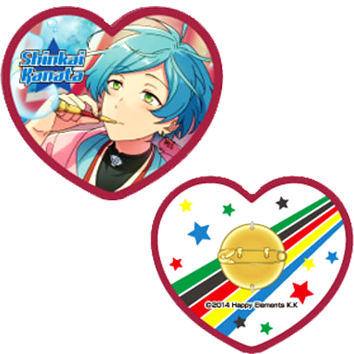 Ensemble Stars! Kanata Shinkai Cushion Badge Hbox Buttons [USED]
