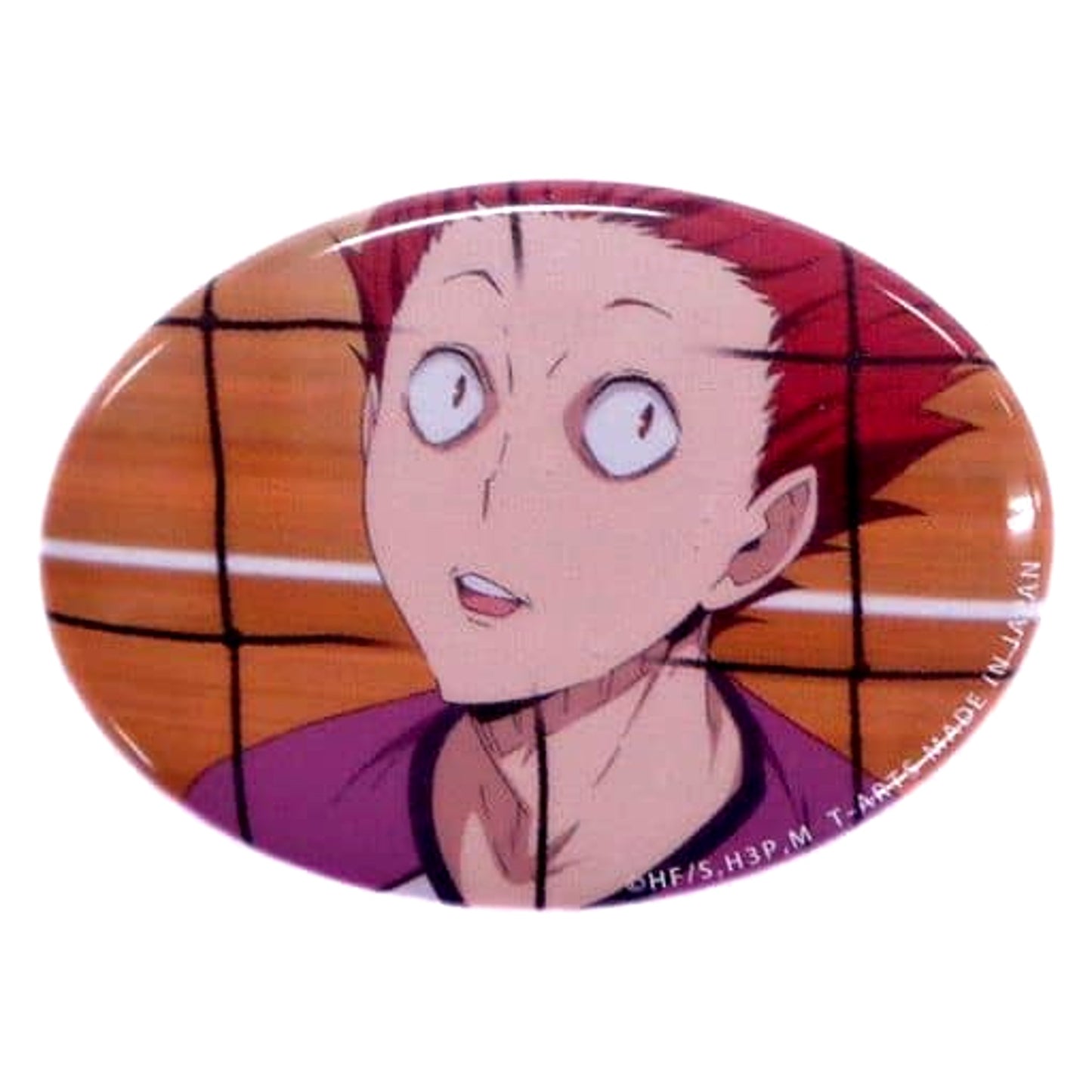 Satori Tendo Haikyu!! Famous Scene Oval Button III [USED]