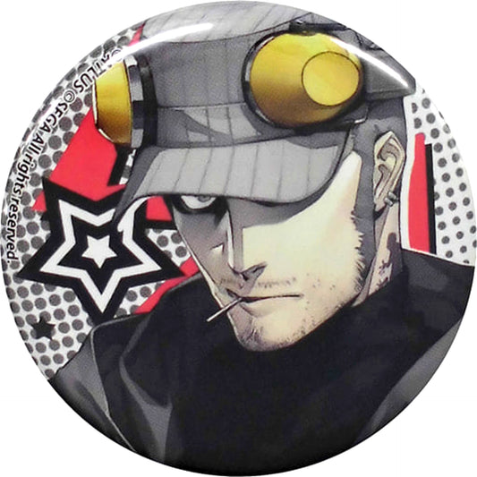 Persona 5 Munehisa Iwai Can Badge Persona 20th Festival Limited Buttons [USED]