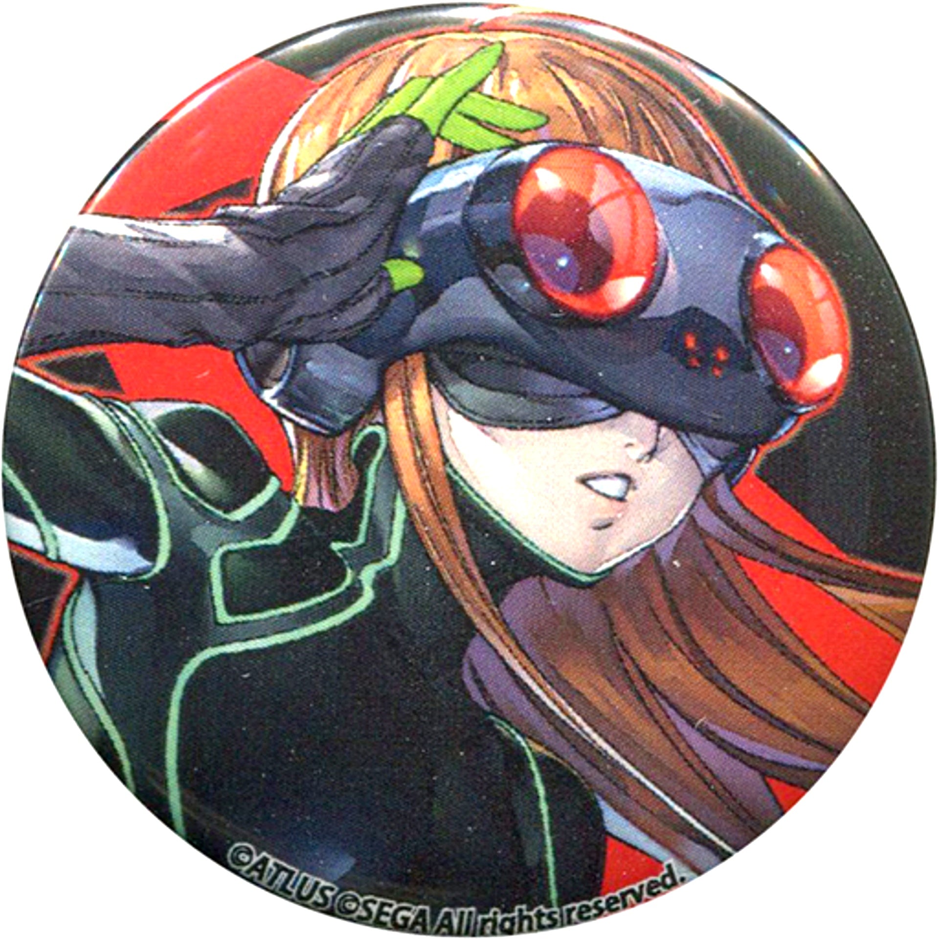 Futaba Sakura Phantom Thief Ver. Persona 5 Button Persona 20th Fes [USED]