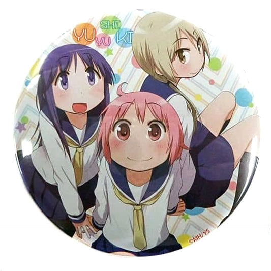 Yuyushiki Yuzuko Yui Enishi Special Can Badge C91 Limited Purchase Benefits Buttons [USED]