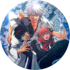 Gintama Yorozuya Collection Can Badge Great Gintama Exhibition: Tsuke ga Mawaru mae ni Ketsu o Fuke Limited Buttons [USED]