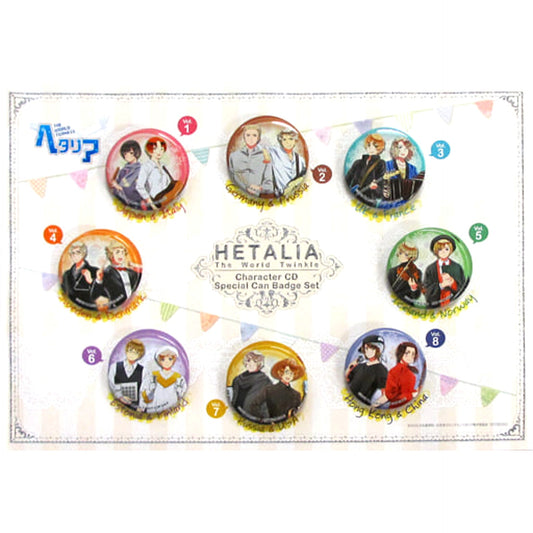 Italy & Others Jacket Pattern Hetalia The World Twinkle 8 Types Set Character CD Whole Volume Purchase Application Privilege [USED]