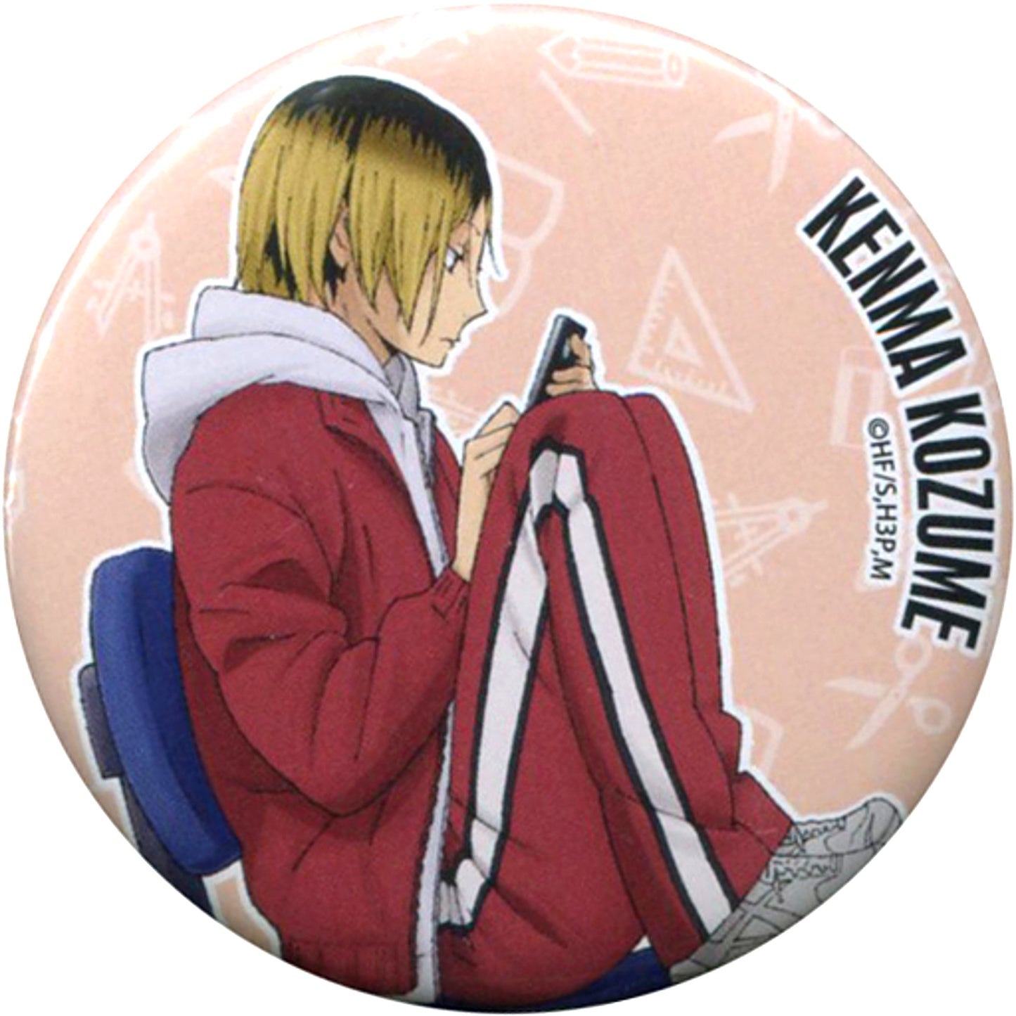 8 Kenma Kozume Haikyu!! Anime Original Art Exhibition Final Set Button Collection [USED]