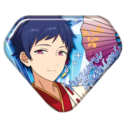 Ensemble Stars! Yuzuru Fushimi Gem Cut Can Badge 2 Buttons [USED]