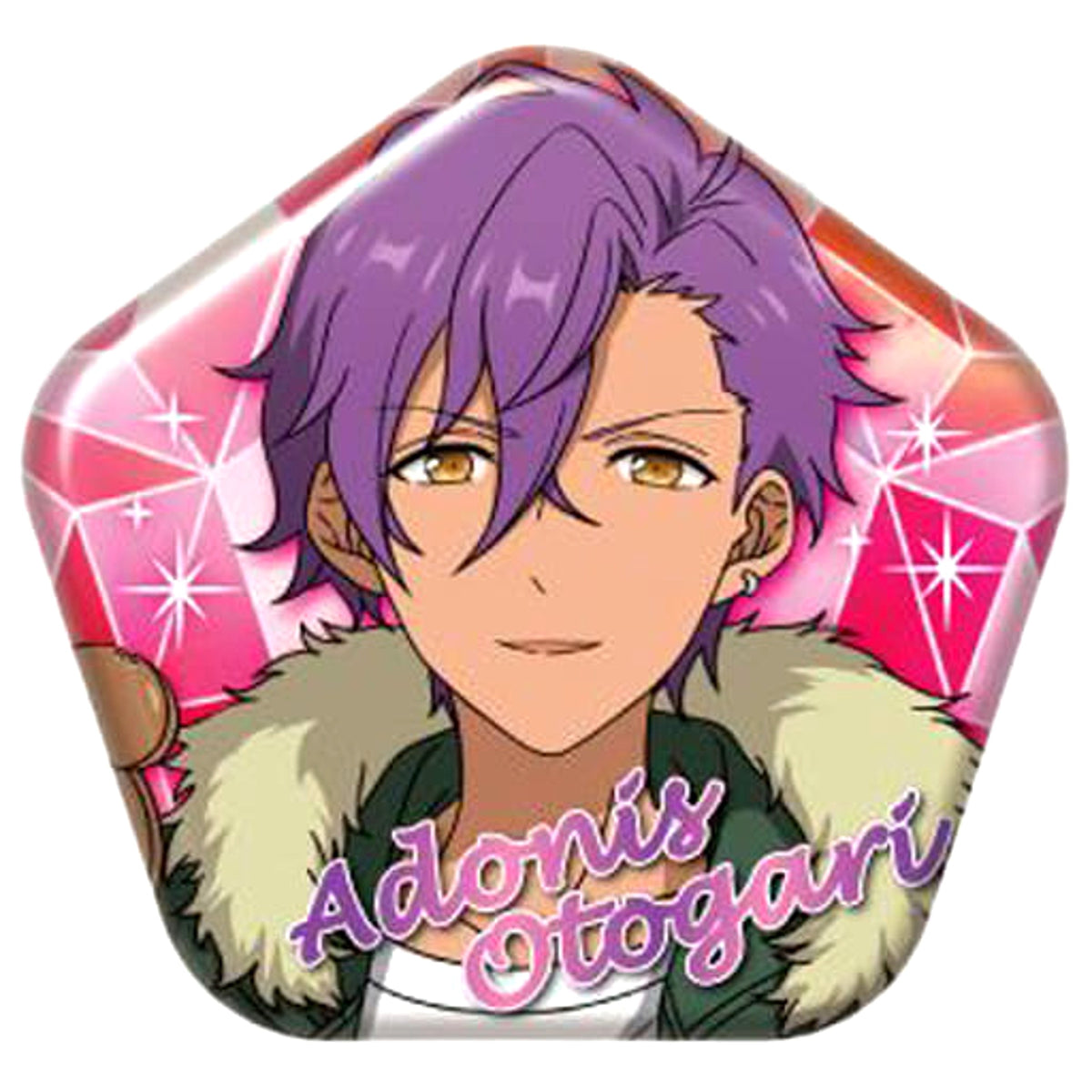 Ensemble Stars! Adonis Otogari Gem Cut Badge 2 Buttons [USED]