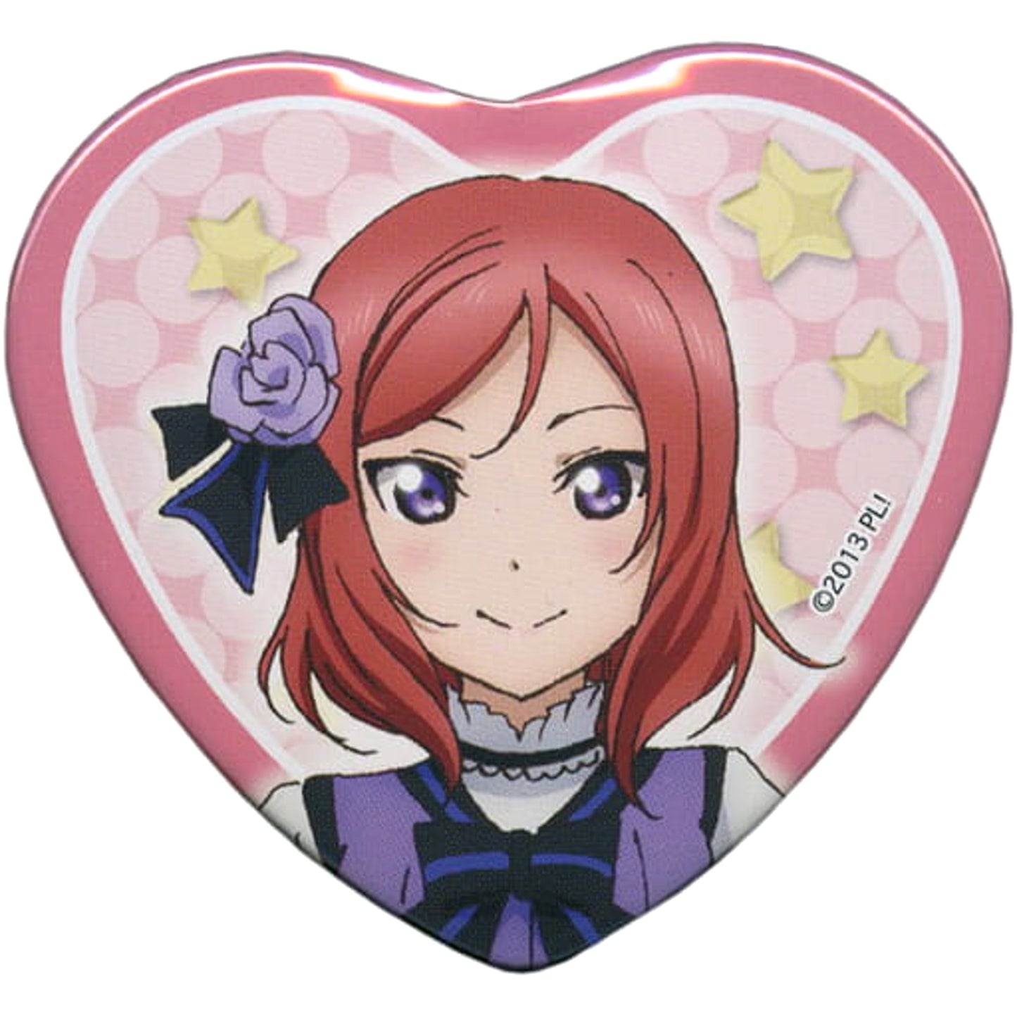 Love Live! Maki Nishikino Gacha Heart Can Badge ΁Es Go Go! Lovelive! 2015 Dream Sensation! Limited Buttons [USED]