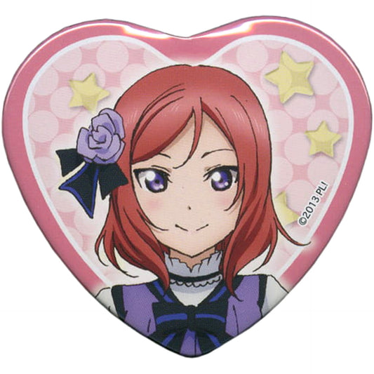Love Live! Maki Nishikino Gacha Heart Can Badge ΁Es Go Go! Lovelive! 2015 Dream Sensation! Limited Buttons [USED]