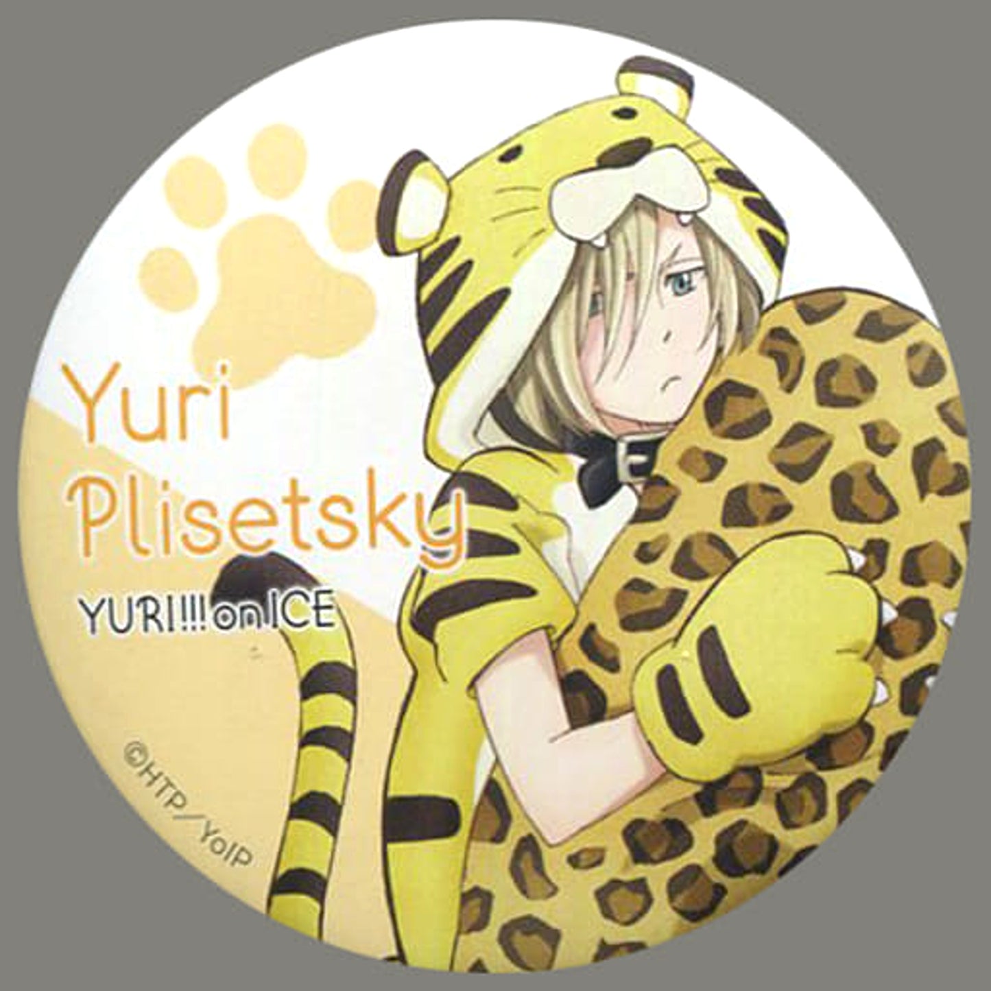 Yuri!!! On ICE Yuri Plisetsky Costume Newly Drawn Can Badge Ice Castle Hasetsu Pop-Up at Shinjuku Marui Annex Exclusive Buttons [USED]