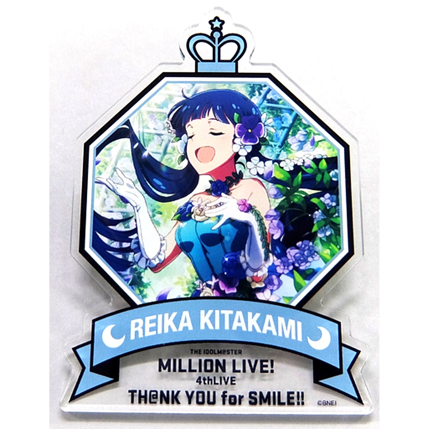 6. Reika Kitakami Official Produce Badge The Idolmaster Million Live 4thLIVE THANK YOU for SMILE [USED]