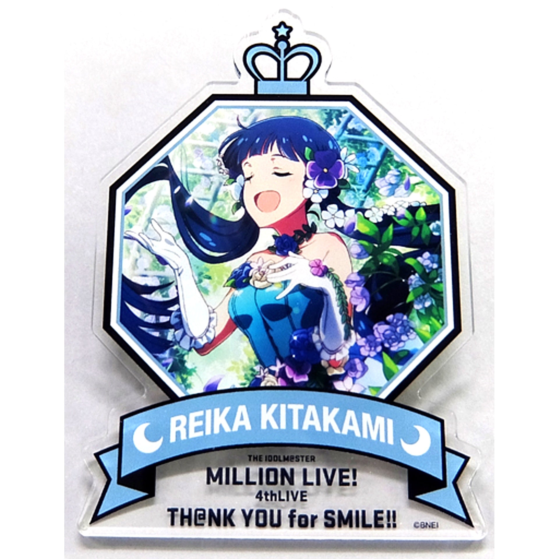 6. Reika Kitakami Official Produce Badge The Idolmaster Million Live 4thLIVE THANK YOU for SMILE [USED]