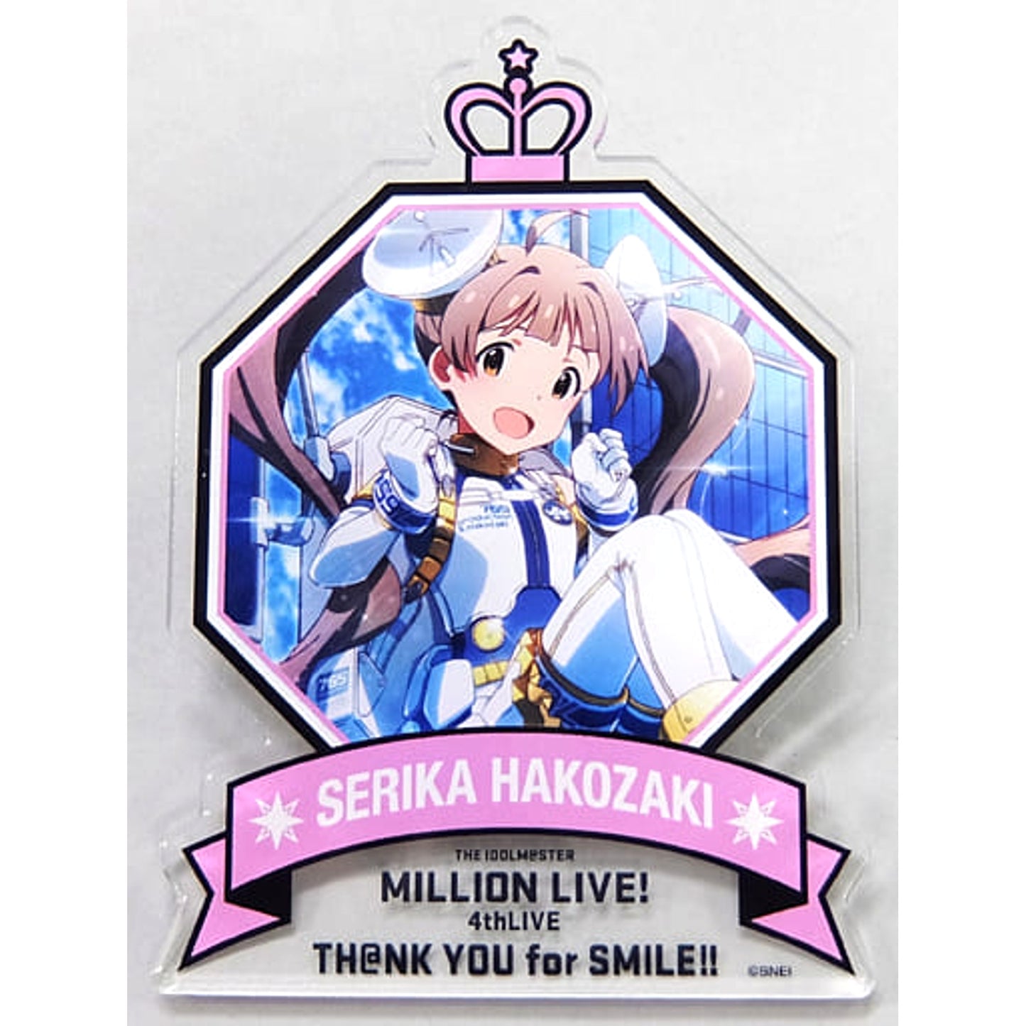 THE IDOLM@STER MILLION LIVE! Serika Hakozaki Official Produce Badge 4th Live TH@NK YOU For Smile!! Limited Buttons [USED]