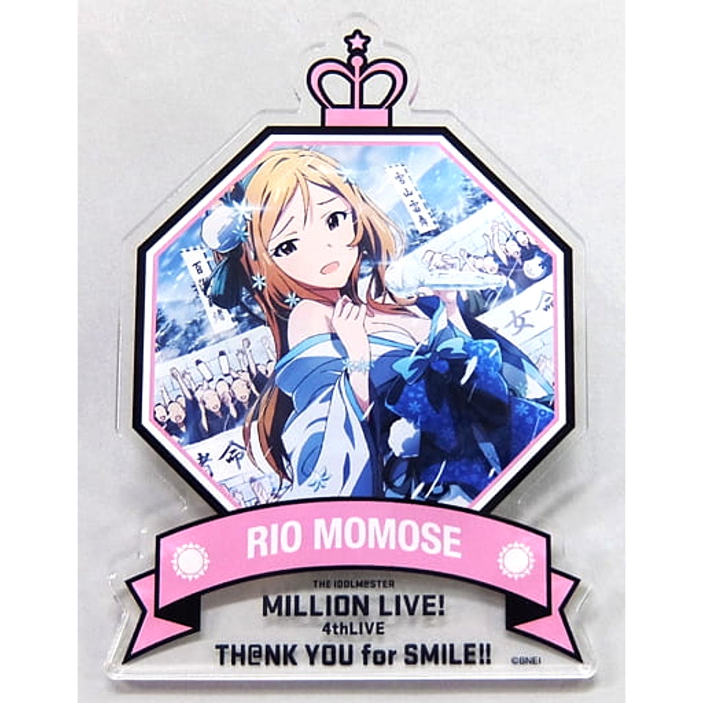 Monose Rio 035 THE IDOLM@STER Million Live! Official Produce Badge 4th Live Th@nk You For Smile!! Limited [USED]