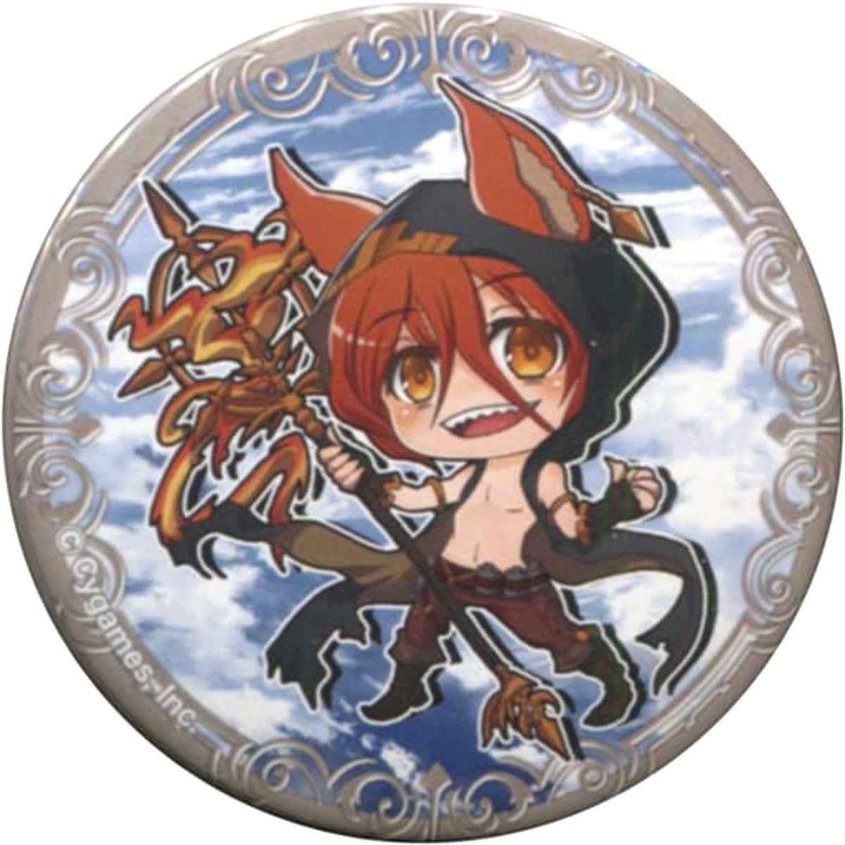 Granblue Fantasy Elmott Can Badge 02 Male Character Buttons [USED]