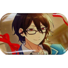 Ensemble Stars! Rei Sakuma Valentine Marukaku Can Badge 2017 Ver. Buttons [USED]