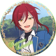 Ensemble Stars! Natsume Sakasaki Uniform Big Can Badge New Member Appearance! Buttons [USED]