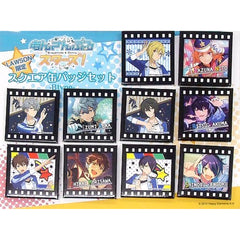 Ensemble Stars! Sena Izumi & Others Square Can Badge LAWSON Limited Set of 10 Buttons [USED]