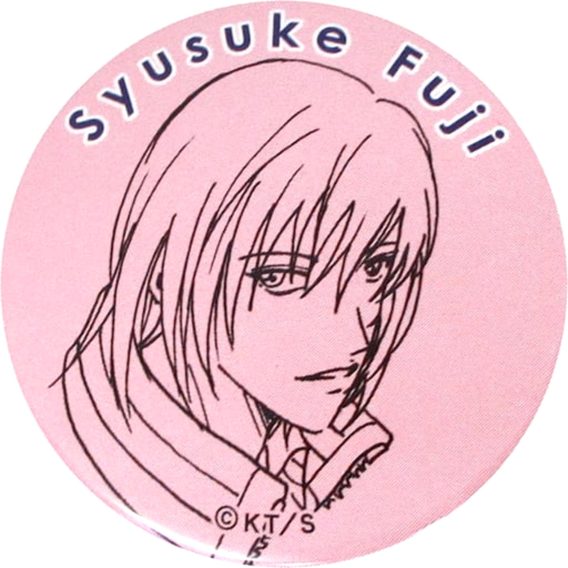 Shusuke Fuji The New Prince of Tennis Button Featuring 200 Unprecedented Characters by Takeshi Konomi Cherry Blossom Color Ver. [USED]