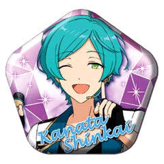 Ensemble Stars! Kanata Shinkai Gem Cut Can Badge 3 Buttons [USED]