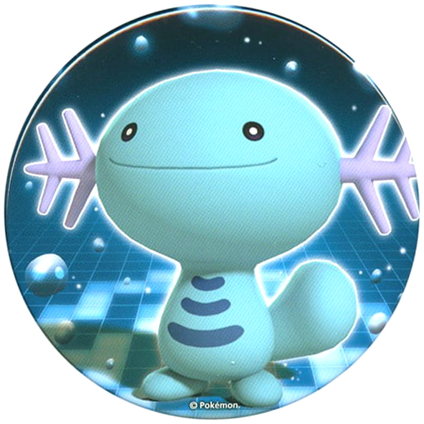 Pokemon Wooper 194 Big Can Badge Pokemon Center Limited Buttons [USED]