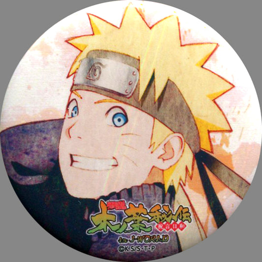 Naruto Uzumaki Naruto Shippuden Konoha Hiden Shugen Biyori in J-World Tokyo Button Collection [USED]
