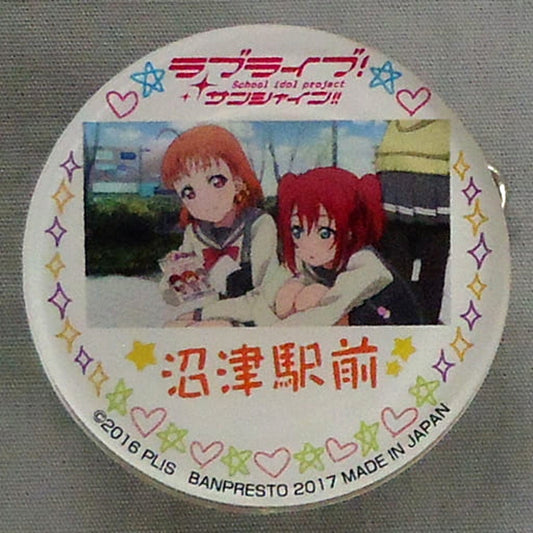 Love Live! Sunshine!! Chika Takami Ruby Kurosawa Numazu Pilgrimage Tour Acrylic Badge Limited Ver. Third Planet Bivi Numazu Store Limited Buttons [USED]