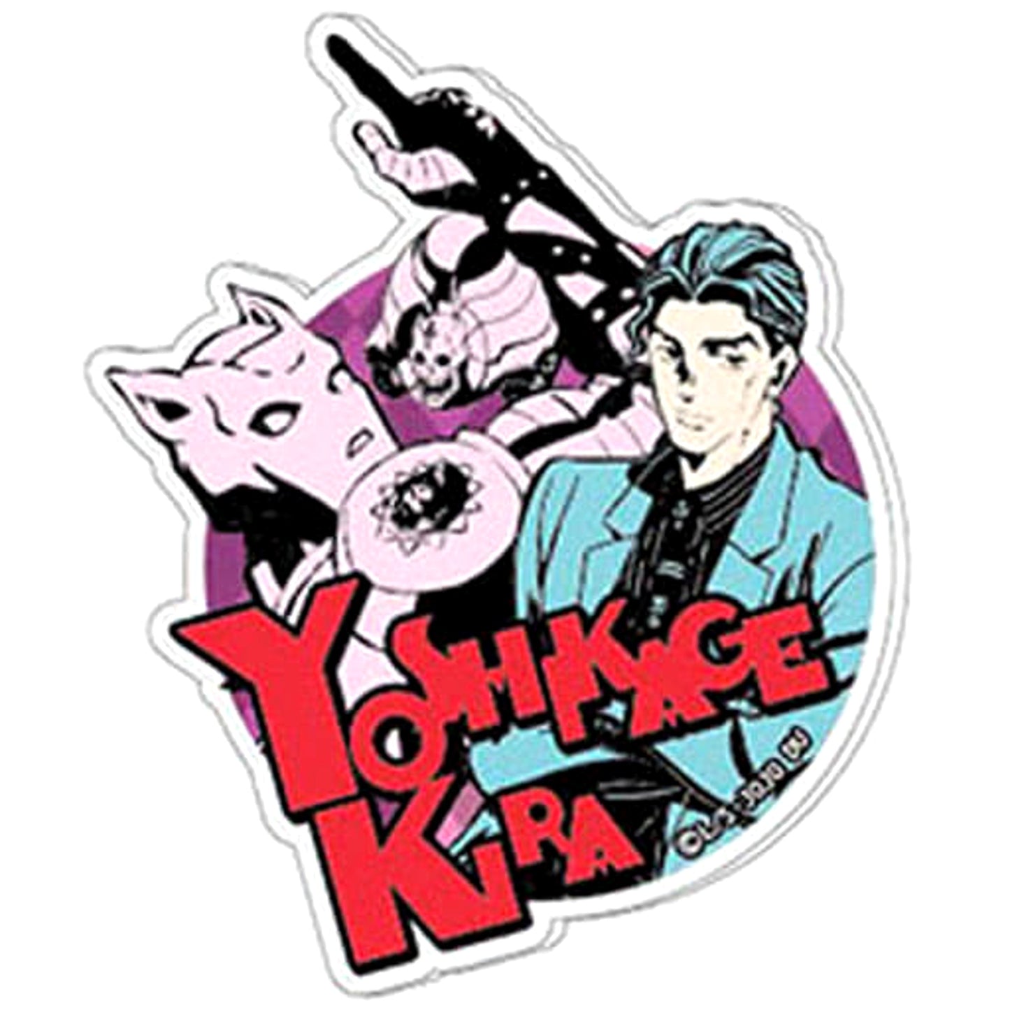 JoJo's Bizarre Adventure Part 4: Diamond is Unbreakable Yoshikage Kira Killer Queen Acrylic Badge Vol.3 Buttons [USED]