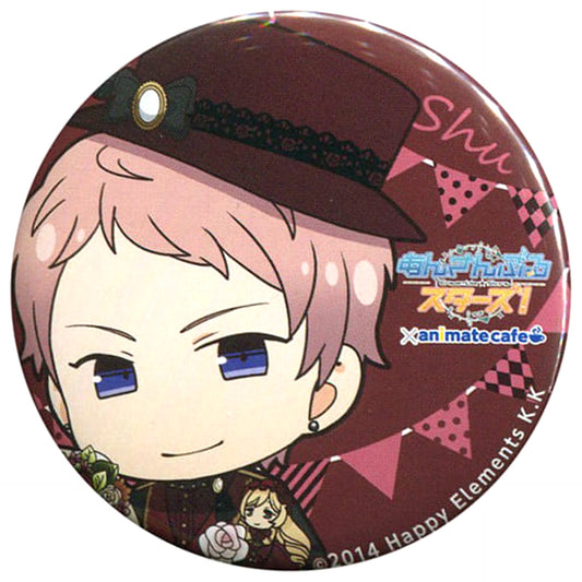 Shu Itsuki Ensemble Stars! Random Button 2nd Anniversary Ver.(B) animate cafe Limited [USED]