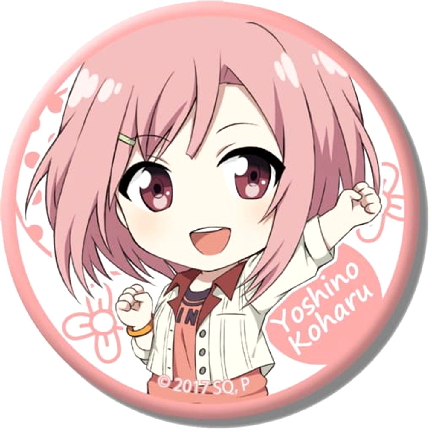 Yoshino Koharu Sakura Quest Eru Cute Random Button [USED]