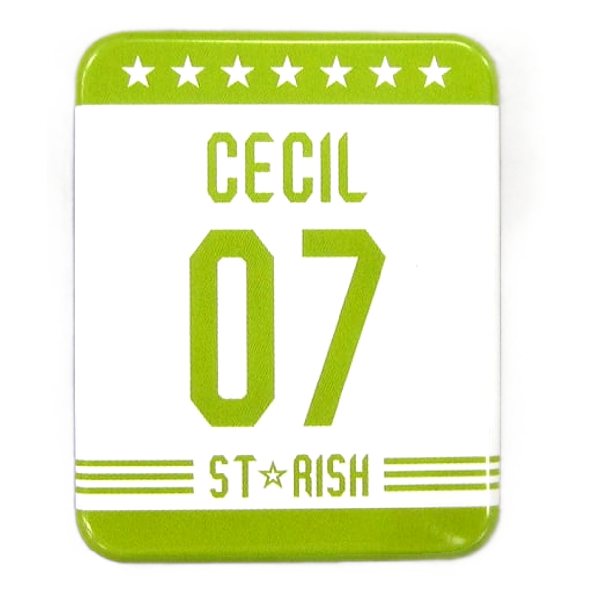 Cecil Aijima Uta no Prince Sama Maji Lovelive 6th Stage Goods Purchase Benefits Can Badge [USED]